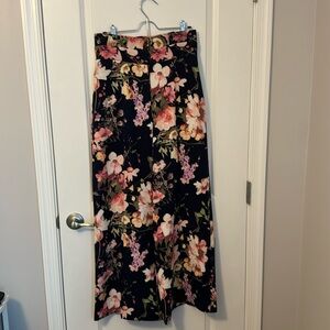 Ny and co floral wide leg dress pants